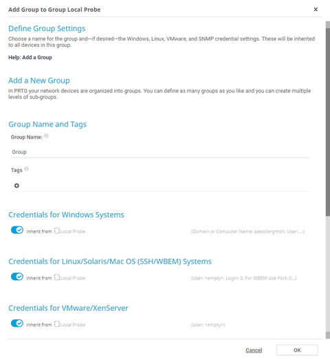 Add Group Assistant Step 2