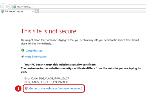 SSL Warning in IE