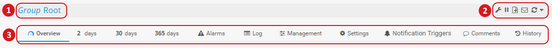 Page Header Bar