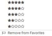 Context Menu: Priority/Favorites (Remove)